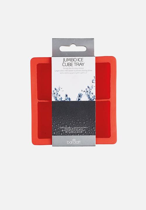 Kitchen Craft - Jumbo ice cube tray - red