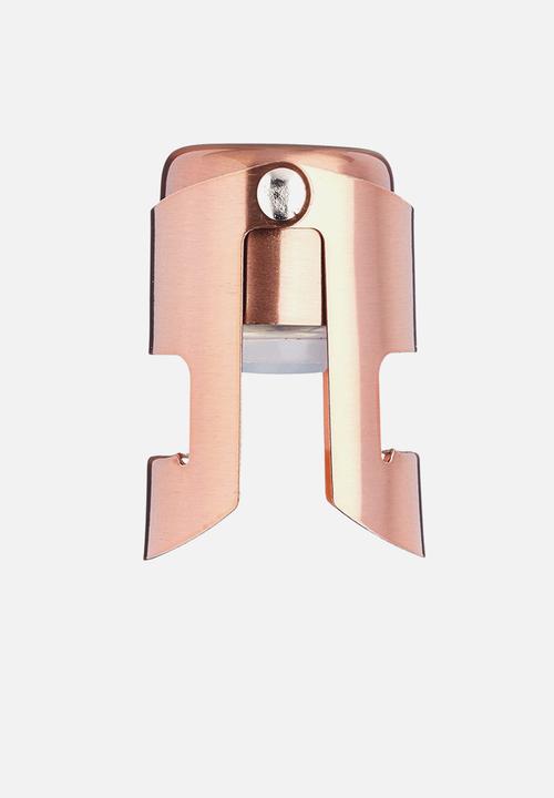 Kitchen Craft - Champagne & prosecco stopper - rose gold