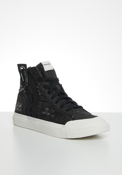 Diesel  - S-astico mid zip - black