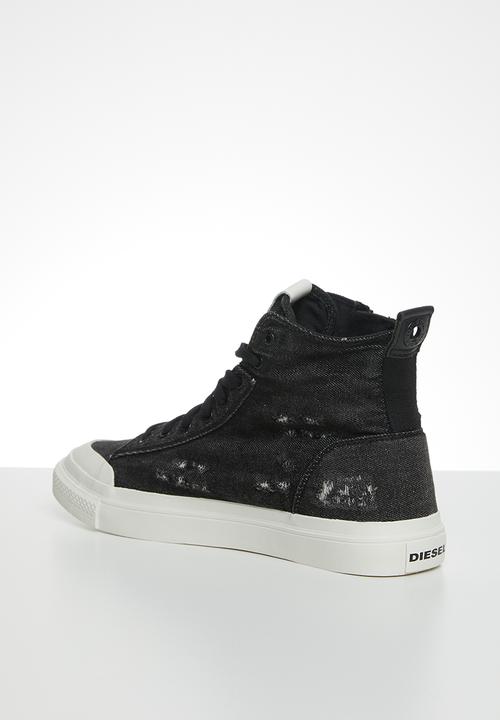 Diesel  - S-astico mid zip - black
