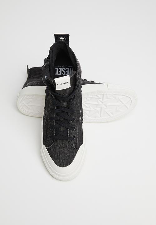 Diesel  - S-astico mid zip - black