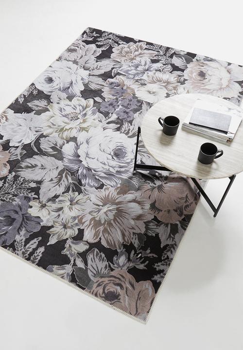 Hertex Haus - Floral muted rug - multi
