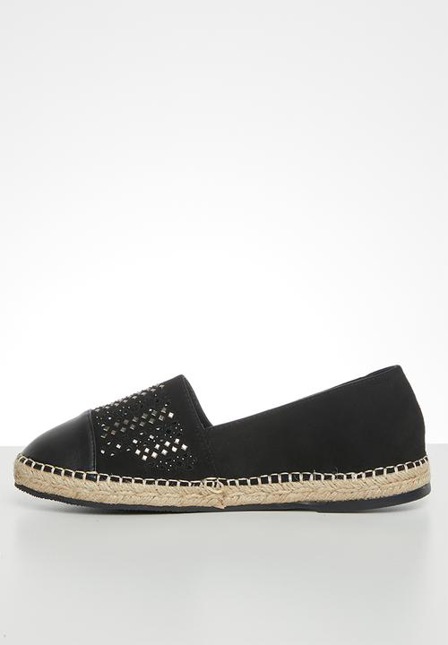 Footwork - Mika espadrille - black