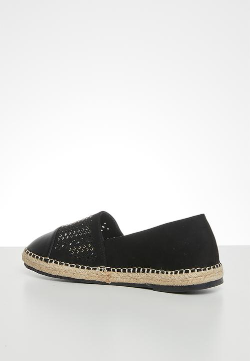 Footwork - Mika espadrille - black