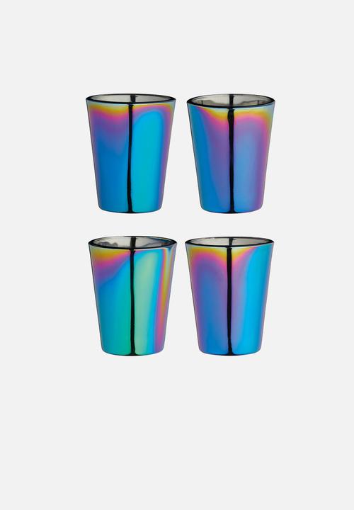 Kitchen Craft - Rainbow shot glasses - multi