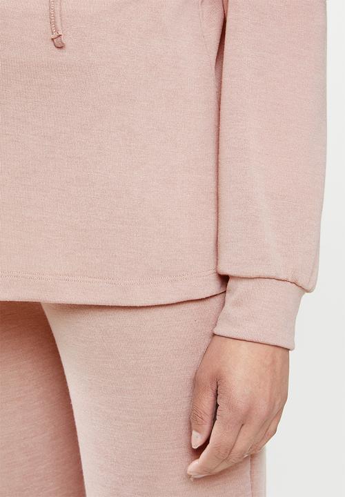 Superbalist - Maternity Ribbed hoodie - pink
