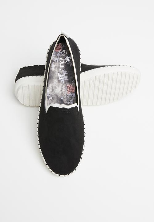 Butterfly Feet - Remedy slip-on - black