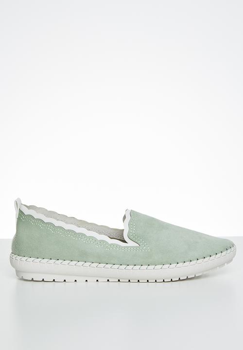 Butterfly Feet - Remedy slip-on - green