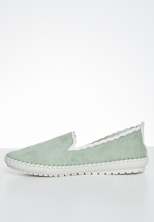 Butterfly Feet - Remedy slip-on - green