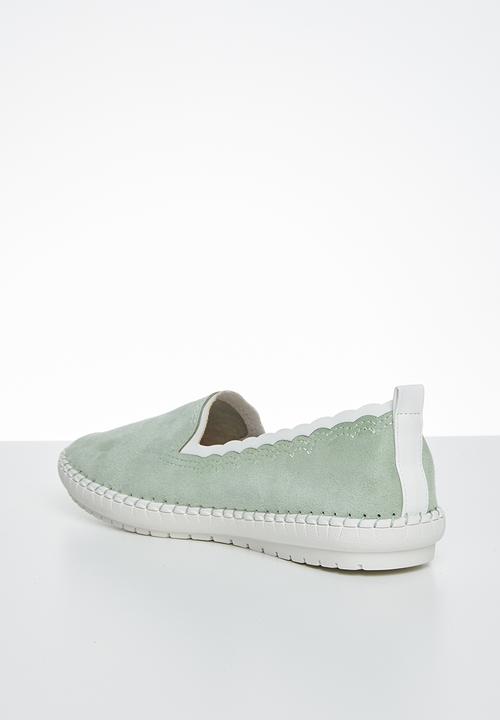 Butterfly Feet - Remedy slip-on - green