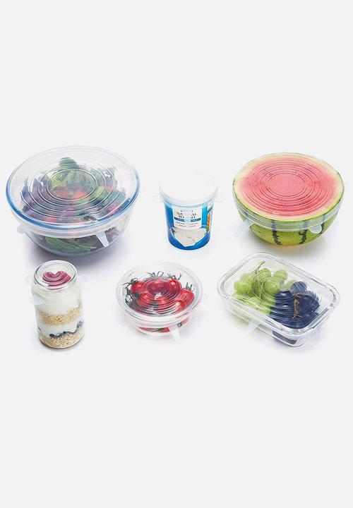 Kitchen Craft - Stretchable silicone covers - set of 6