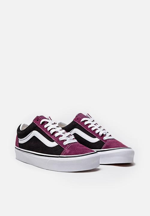 Vans - Style 36 - (vintage suede) prune/black