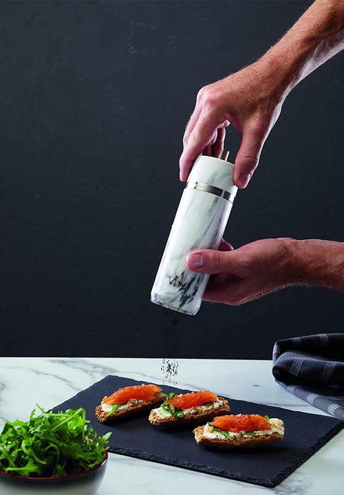 Kitchen Craft - S&p mill 17cm - grey & white 