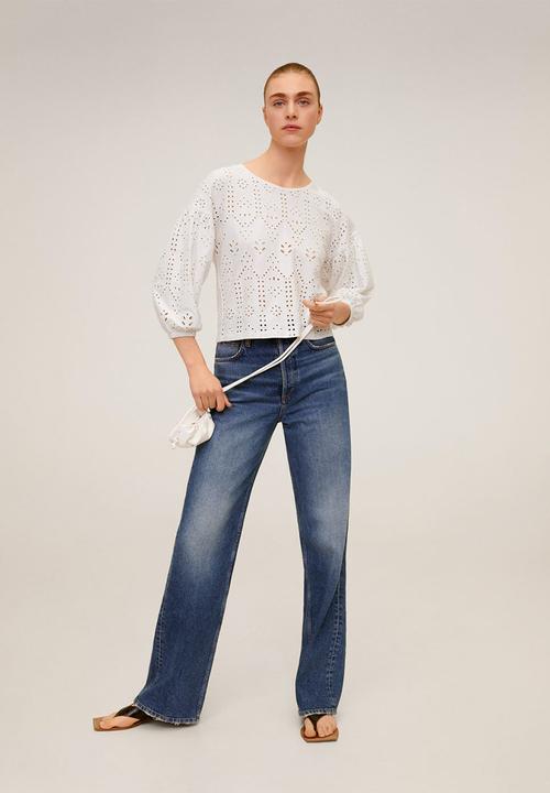 MANGO - Tshirt Soraya - white