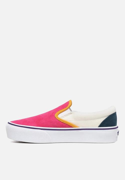 Vans - Classic Slip-On - (mini cord) multi/true white