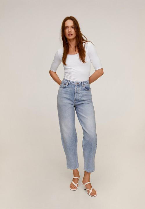 MANGO - T-shirt camly - white
