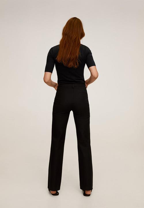 MANGO - T-shirt camly - black