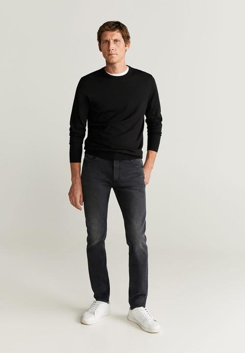 MANGO - Jude  jeans - grey