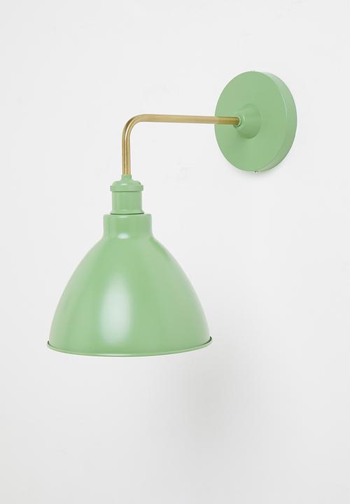 Sixth Floor - Sage wall light - green