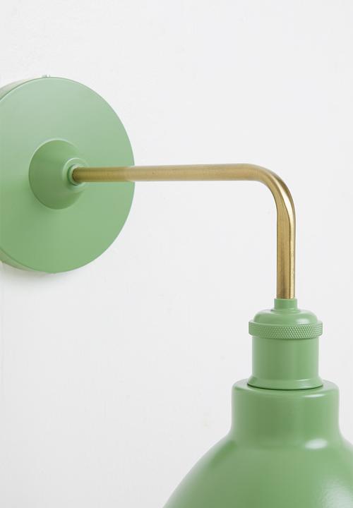 Sixth Floor - Sage wall light - green