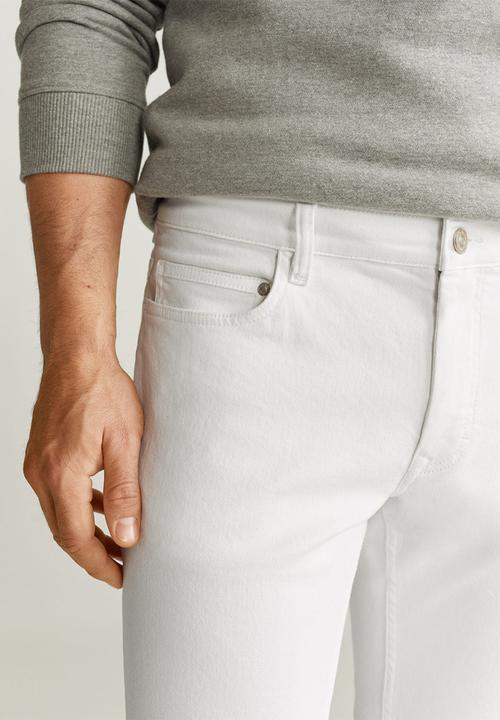MANGO - Jan jeans - white