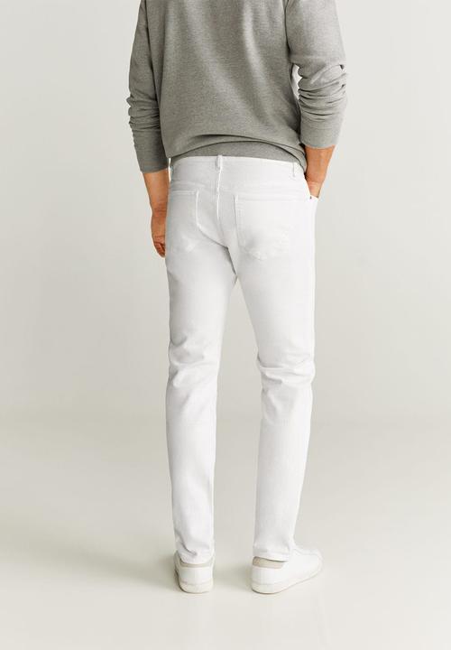 MANGO - Jan jeans - white