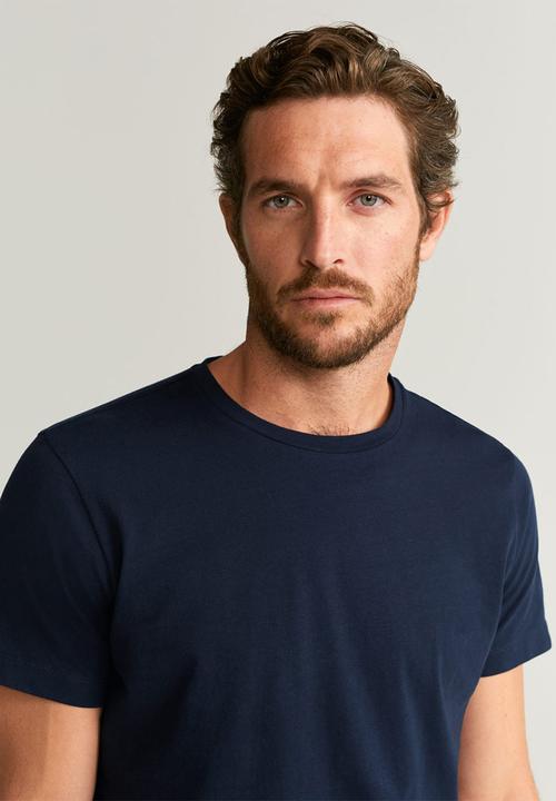 MANGO - Cherlo T-shirt - navy