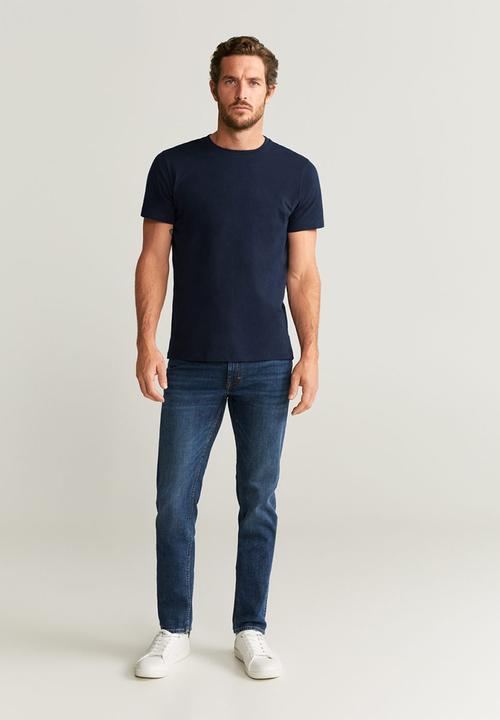 MANGO - Cherlo T-shirt - navy