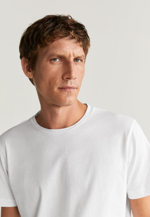 MANGO - Cherlo T-shirt - white