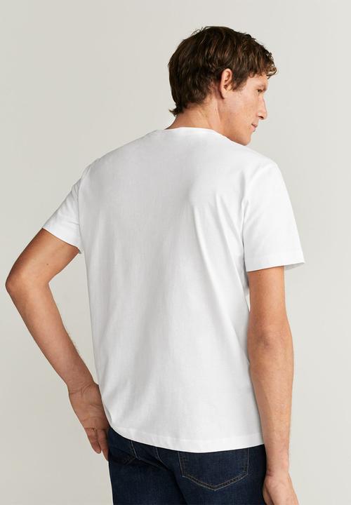 MANGO - Cherlo T-shirt - white