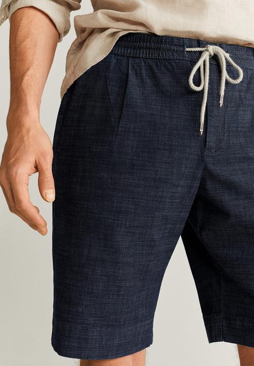 MANGO - Gordon bermuda shorts - navy