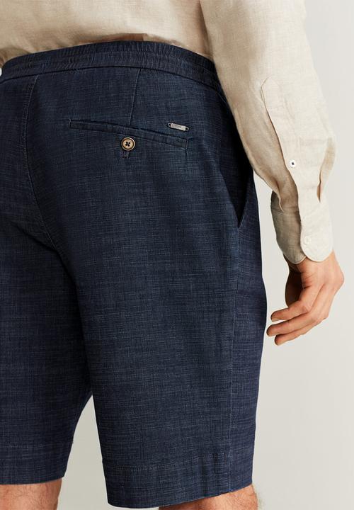 MANGO - Gordon bermuda shorts - navy