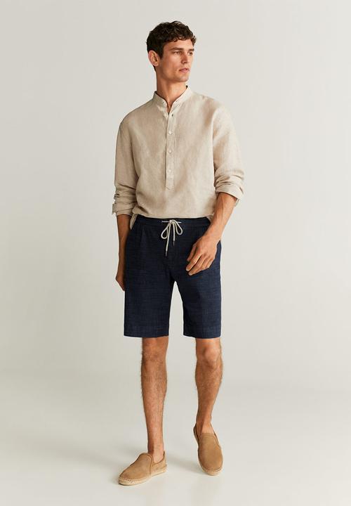 MANGO - Gordon bermuda shorts - navy