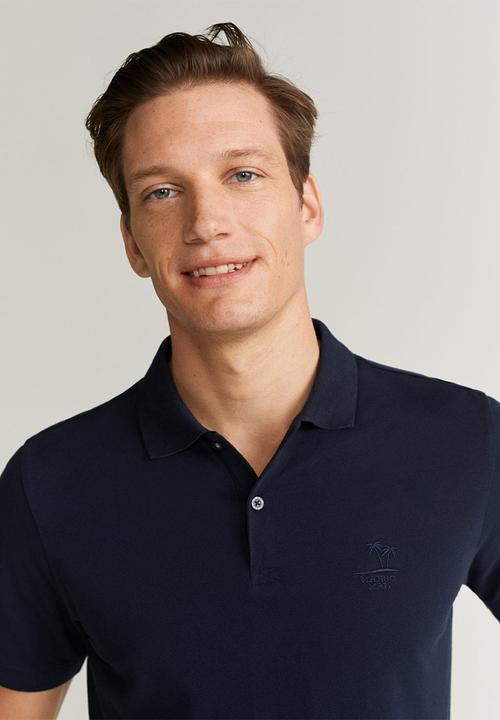 MANGO - Report polo - navy