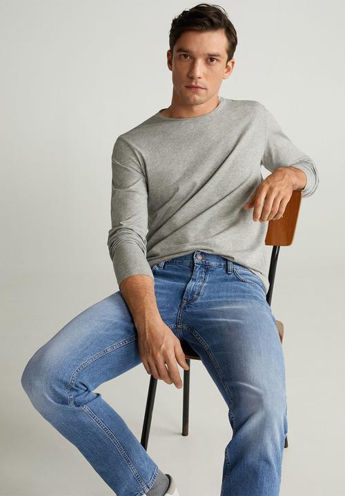 MANGO - Jan  jeans -blue