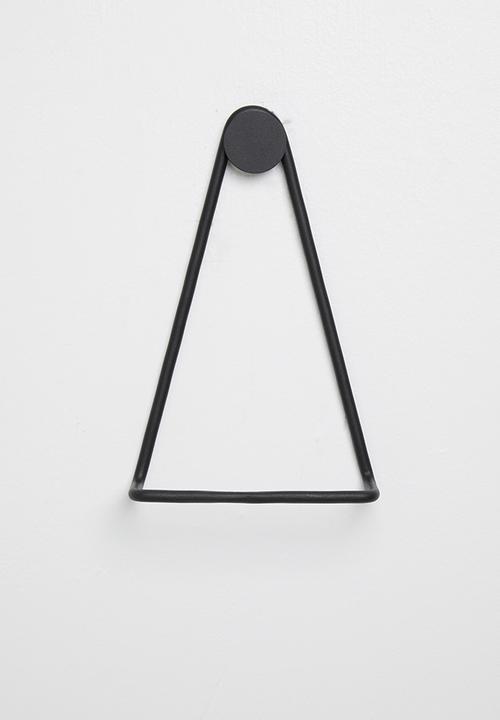 Smart Shelf - Archi towel holder - black