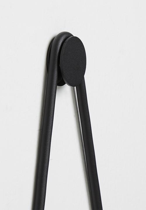 Smart Shelf - Archi towel holder - black