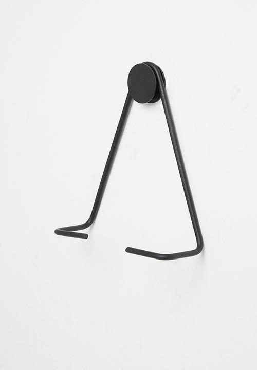 Smart Shelf - Archie toilet roll holder - black