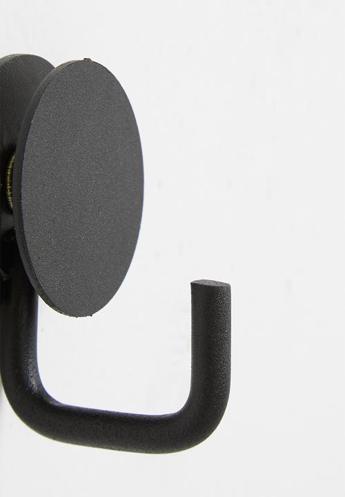 Smart Shelf - Archi wall towel hook - black
