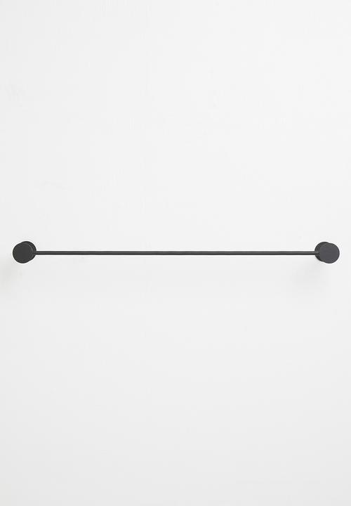 Smart Shelf - Archi wall towel rack - black