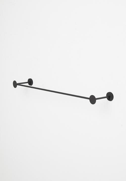 Smart Shelf - Archi wall towel rack - black