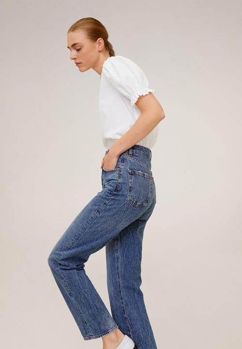 MANGO - Blouse raqueta - white 