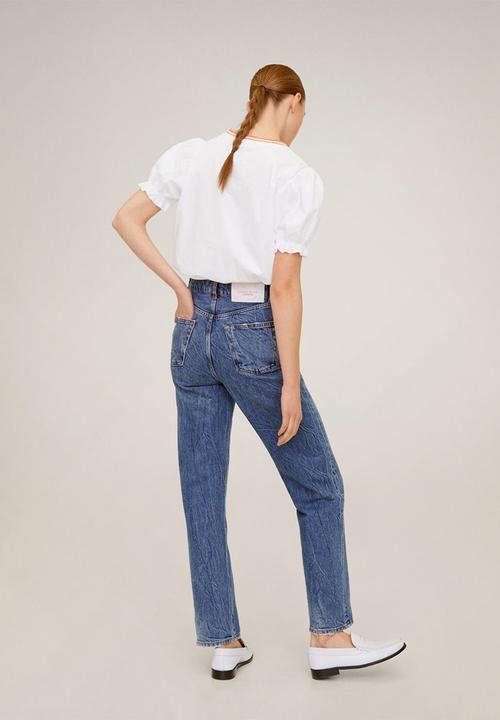 MANGO - Blouse raqueta - white 