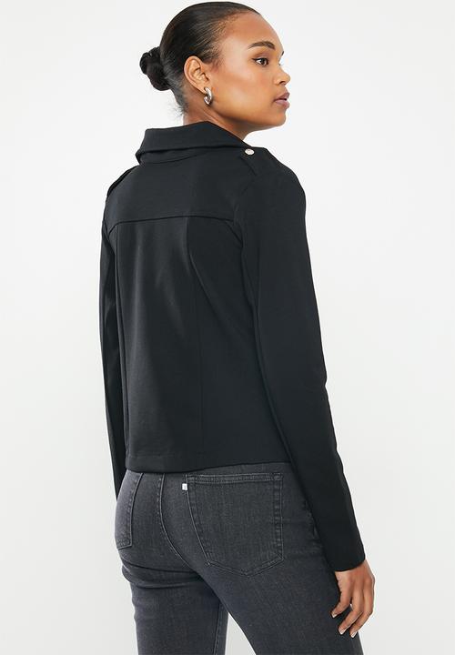 edit - Ponti biker jacket - black