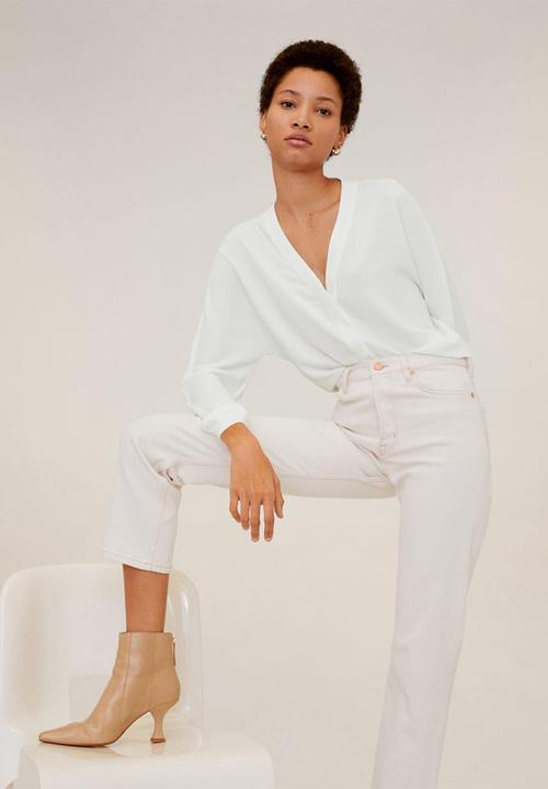 MANGO - Basic blouse - white