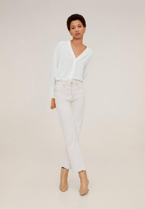 MANGO - Basic blouse - white