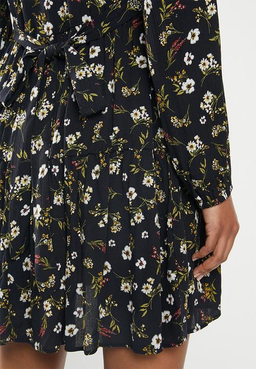 MILLA - Button down dress - navy 