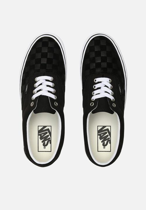 Vans - Ua era - (deboss checkerboard) black/true white
