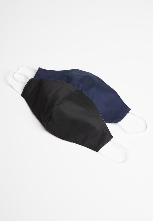 Superbalist - Reversible 2 pack mask - blue & white 