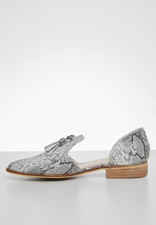 Miss Black - Sunday loafer - white